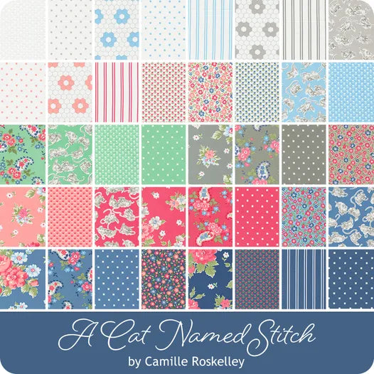 Moda A Cat Named Stitch Layer Cake 10”