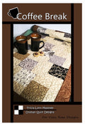 Villa Rosa Designs Coffee Break pattern - 5” quilt pattern - villa rosa - charm pack pattern - tablerunner pattern