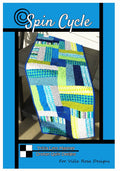 Villa Rosa Designs Spin Cycle pattern - 2.5” quilt pattern - villa rosa - jellyroll pattern - tablerunner pattern