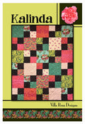 Villa Rosa Designs Kalinda pattern - 10” quilt pattern - villa rosa - layer cake pack pattern - fat quarter pattern