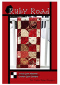 Villa Rosa Designs Ruby Road pattern - 5” quilt pattern - villa rosa - charm pack pattern - tablerunner pattern