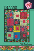 Villa Rosa Designs Escapade pattern - fat quarter quilt pattern - villa rosa