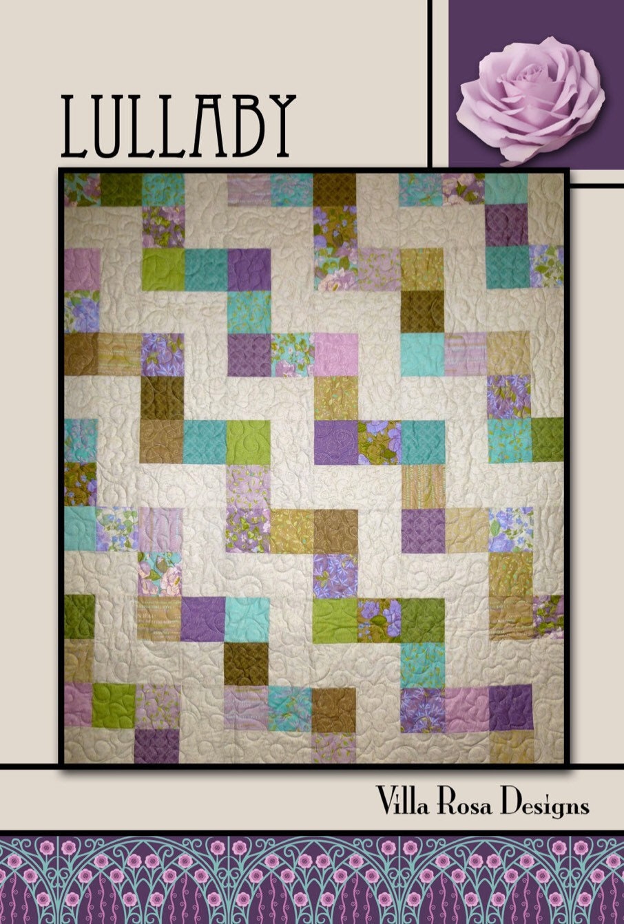 Villa Rosa Designs Lullaby pattern - 5” quilt pattern - villa rosa - charm pack pattern - quilt pattern