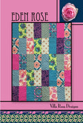 Villa Rosa Designs Eden Rose pattern - fat quarter quilt pattern - villa rosa - fat sixths pattern