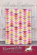 Villa Rosa Designs Flock Together pattern - fat quarter quilt pattern - villa rosa