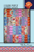 Villa Rosa Designs Livin Easy pattern - fat quarter quilt pattern - villa rosa