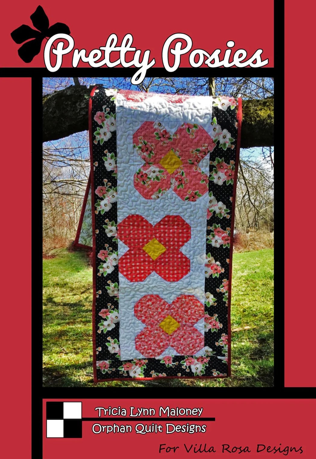 Villa Rosa Designs Pretty Posies pattern - fat eighth quilt pattern - villa rosa