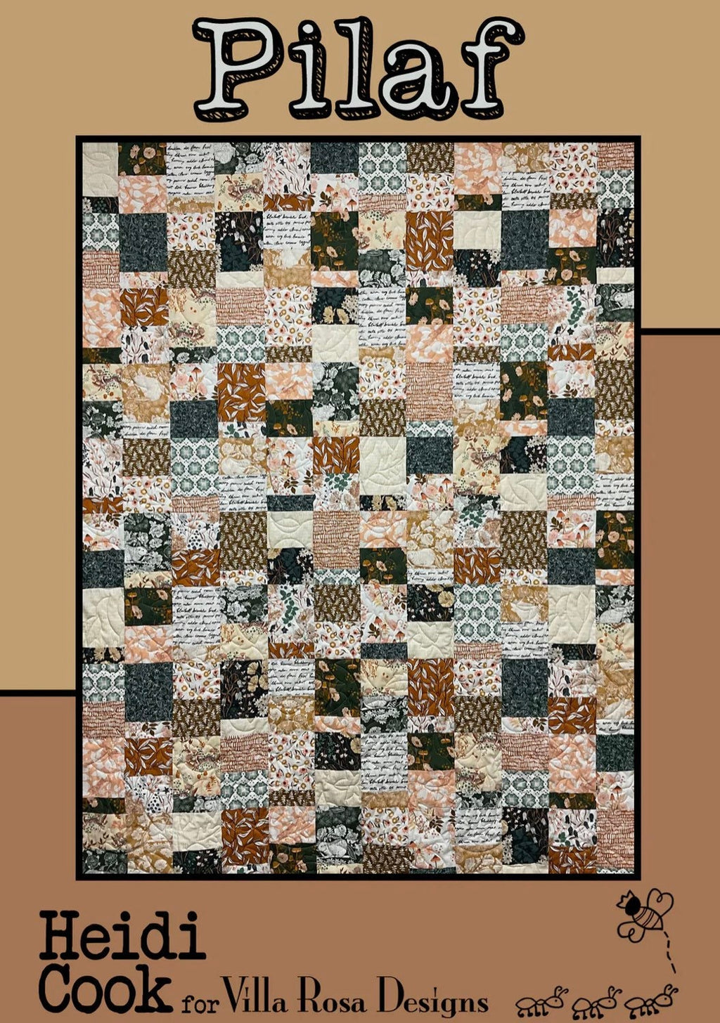 Villa Rosa Designs Pilaf pattern - fat quarter quilt pattern - villa rosa