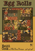 Villa Rosa Designs Egg Rolls pattern - fat quarter quilt pattern - villa rosa