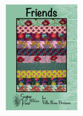 Villa Rosa Designs Friends pattern - fat quarter quilt pattern - villa rosa