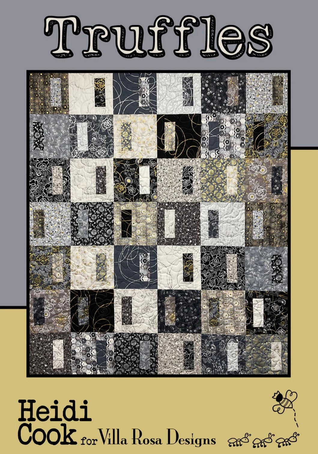 Villa Rosa Designs Truffles pattern - Layer Cake quilt pattern - villa rosa - 10” quilt pattern