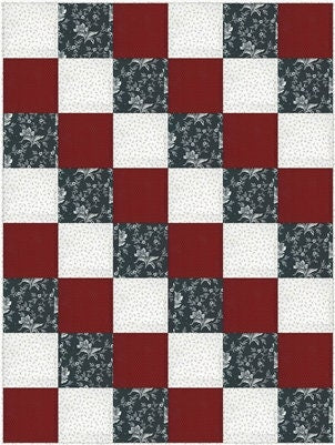 Fabric Cafe EZ Patch Pattern 3 Yard Quilt Pattern - Quilt Pattern - Fabric Cafe Pattern