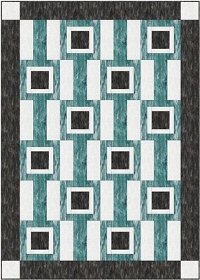 Fabric Cafe Gallery Pattern 3 Yard Quilt Pattern - Quilt Pattern - Fabric Cafe Pattern