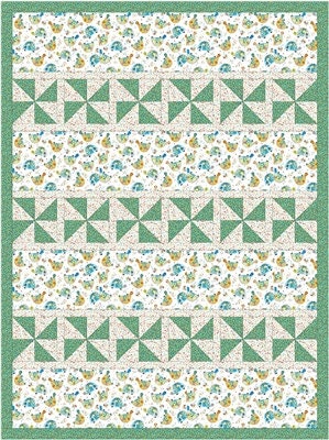 Fabric Cafe Happy Go Lucky Pattern 3 Yard Quilt Pattern- Quilt Pattern - Fabric Cafe Pattern - 3 yard quilts