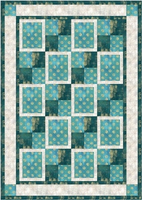 Fabric Cafe Park Place Pattern 3 Yard Quilt Pattern - Quilt Pattern - Fabric Cafe Pattern - 3 yard quilts