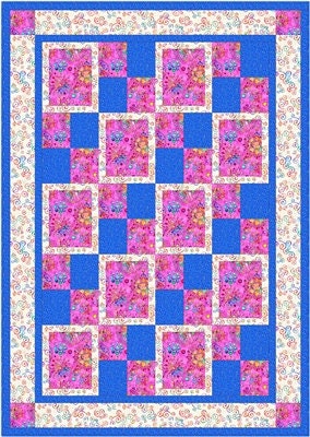 Fabric Cafe Park Place Pattern 3 Yard Quilt Pattern - Quilt Pattern - Fabric Cafe Pattern - 3 yard quilts