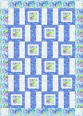 Fabric Cafe Gallery Pattern 3 Yard Quilt Pattern - Quilt Pattern - Fabric Cafe Pattern