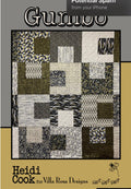 Villa Rosa Designs Gumbo pattern - fat quarter quilt pattern - villa rosa - fat sixths pattern
