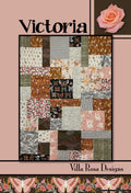 Villa Rosa Designs Victoria pattern - fat quarter quilt pattern - villa rosa