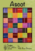 Villa Rosa Designs Ascot pattern - Layer Cake quilt pattern - villa rosa - 10” quilt pattern