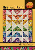 Villa Rosa Designs Fire and Rain pattern - fat quarter quilt pattern - villa rosa