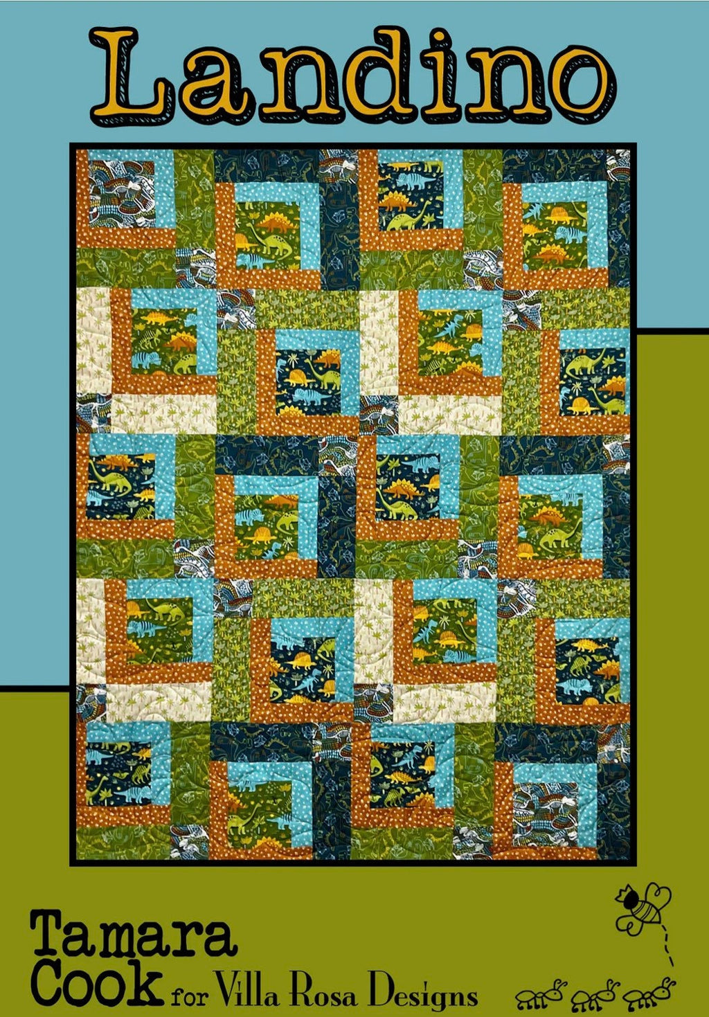 Villa Rosa Designs Landino pattern - fat quarter quilt pattern - villa rosa