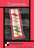 Villa Rosa Designs Diamonds pattern - 5” quilt pattern - villa rosa - charm pack pattern - tablerunner pattern