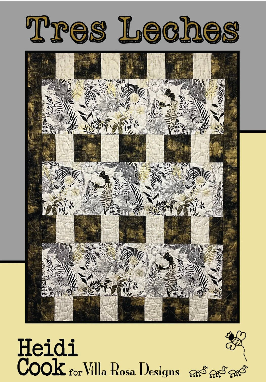 Villa Rosa Designs Tres Leches pattern - fat quarter quilt pattern - villa rosa