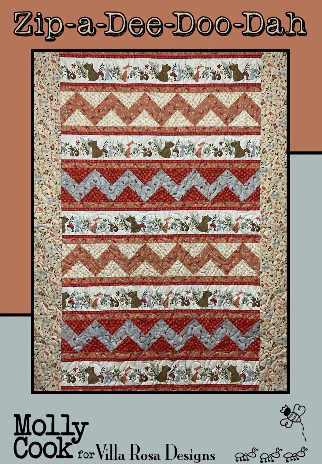 Villa Rosa Designs Zip a dee doo dah pattern - fat quarter quilt pattern - villa rosa
