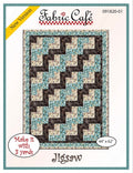 Fabric Cafe Jigsaw Pattern 3 Yard Quilt Pattern - Quilt Pattern - Fabric Cafe Pattern - 3 yard quilts