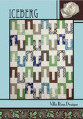 Villa Rosa Designs Iceberg pattern - 2.5” quilt pattern - villa rosa - jellyroll pattern - pattern - quilt pattern