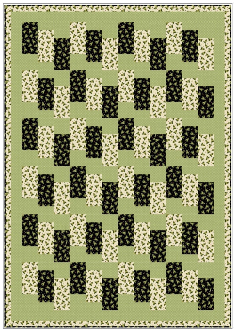 Fabric Cafe Courage Pattern 3 Yard Quilt Pattern - Quilt Pattern - Fabric Cafe Pattern - 3 yard quilts