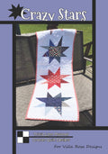 Villa Rosa Designs Crazy stars pattern - 5” quilt pattern - villa rosa - charm pack pattern - quilt pattern
