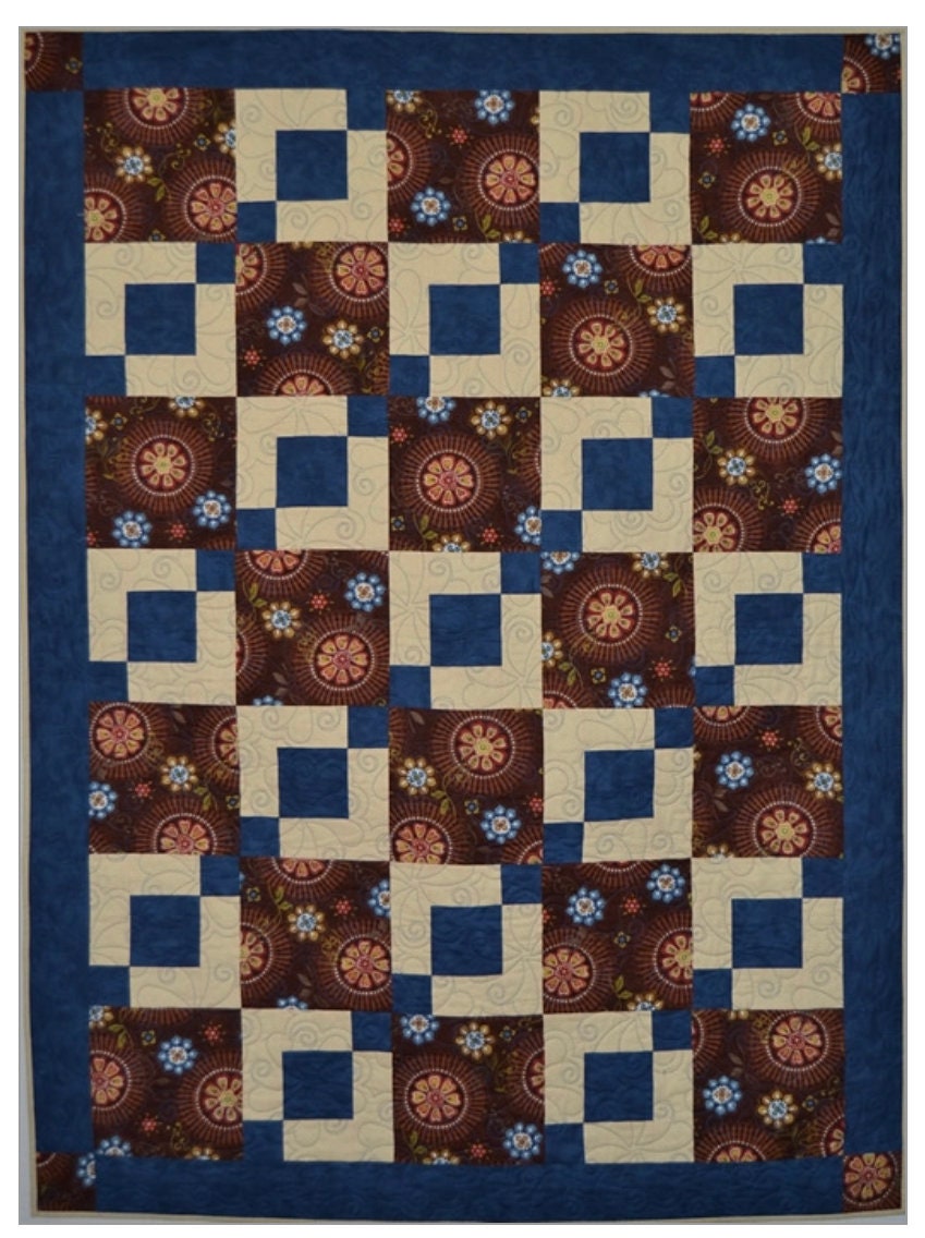 Fabric Cafe Stepping Stones Pattern 3 Yard Quilt Pattern - Quilt Pattern - Fabric Cafe Pattern - 3 yard quilts