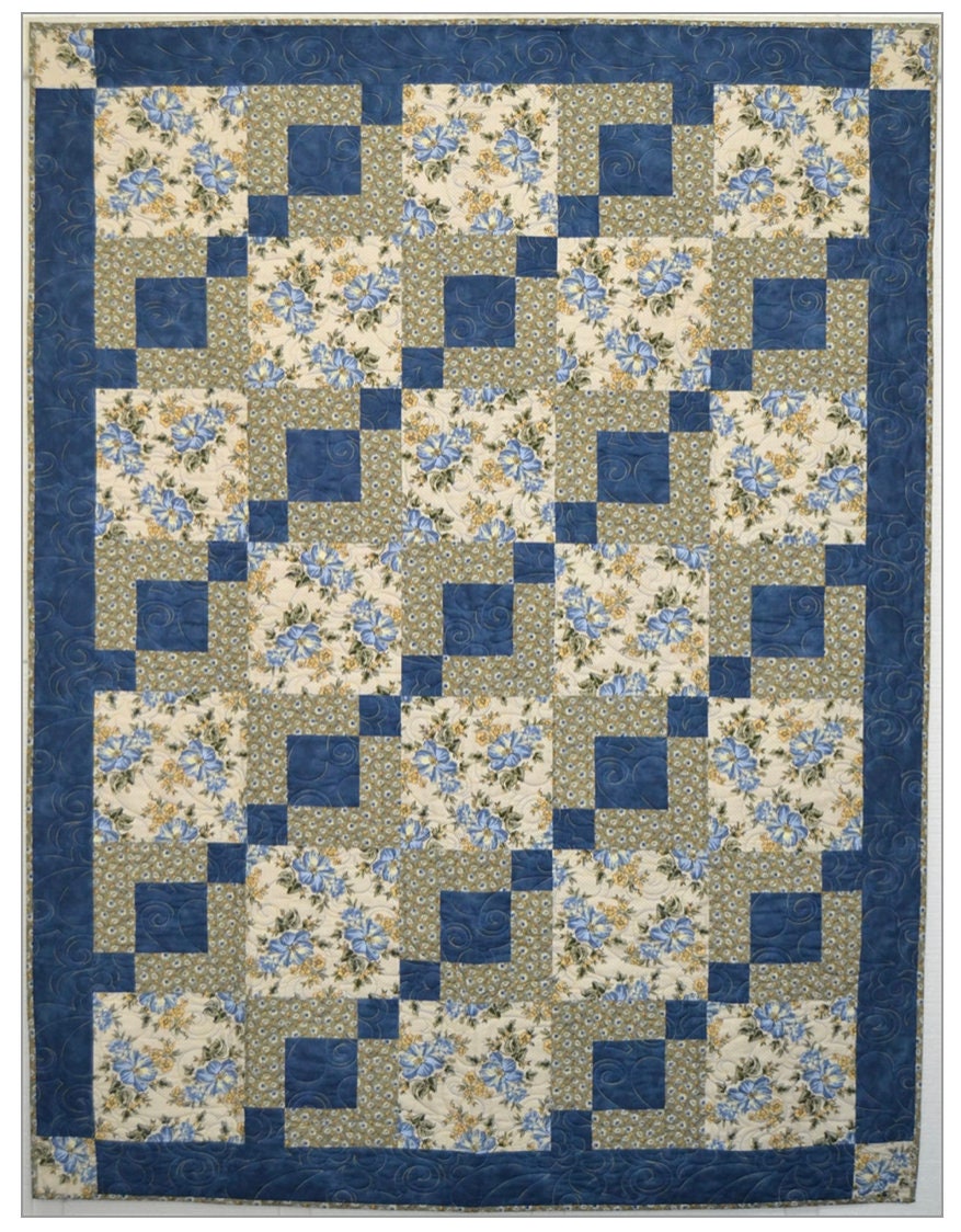 Fabric Cafe Stepping Stones Pattern 3 Yard Quilt Pattern - Quilt Pattern - Fabric Cafe Pattern - 3 yard quilts