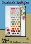 Villa Rosa Designs Turkish Delight pattern - mini charm quilt pattern - villa rosa - charm pack pattern - tablerunner pattern