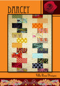 Villa Rosa Designs Darcey pattern - fat quarter quilt pattern - villa rosa - layer cake pattern