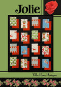 Villa Rosa Designs Jolie pattern - 5” quilt pattern - villa rosa - fat sixths pattern - tablerunner pattern - fat quarter pattern