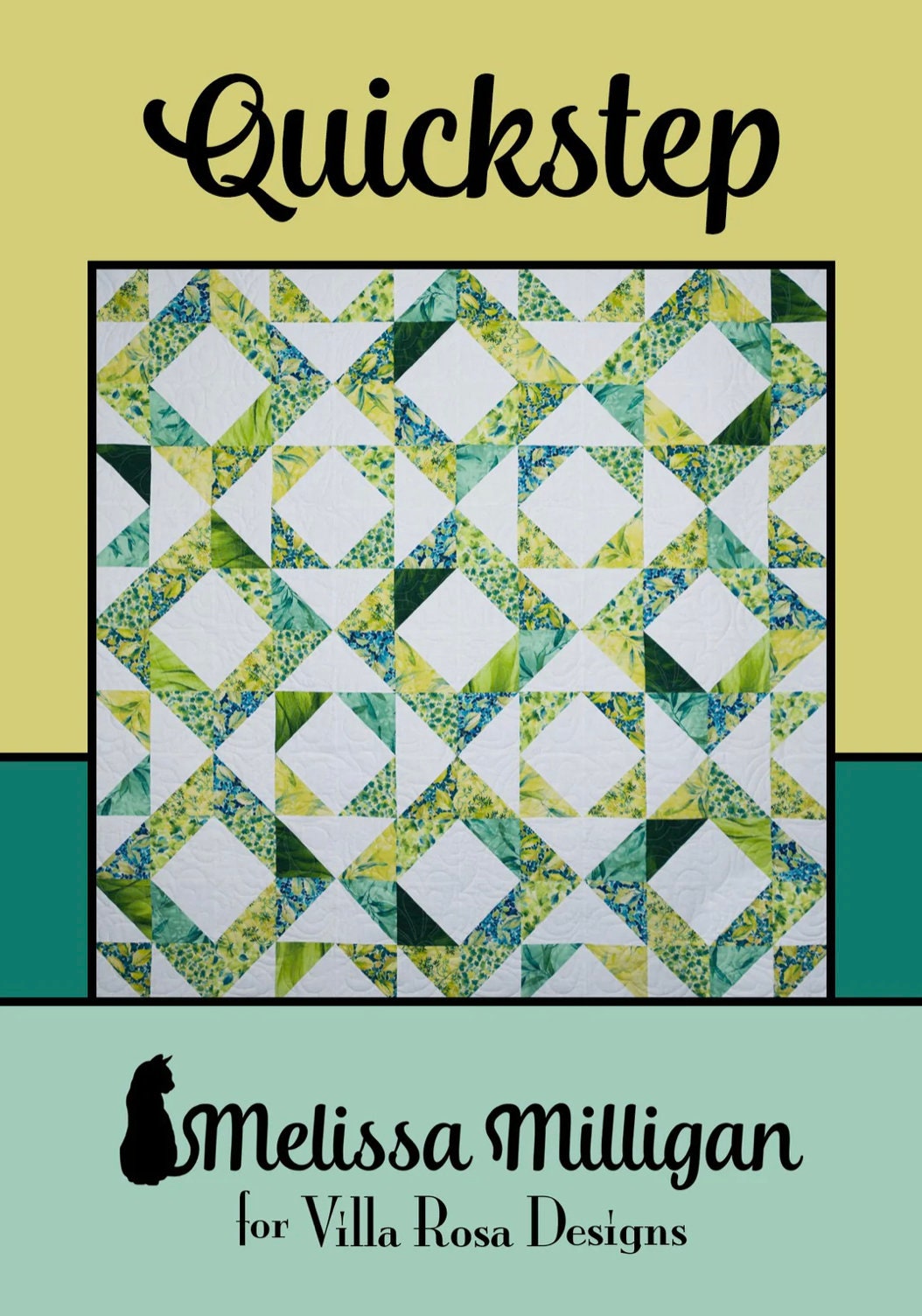 Villa Rosa Designs Quickstep pattern - fat quarter quilt pattern - villa rosa