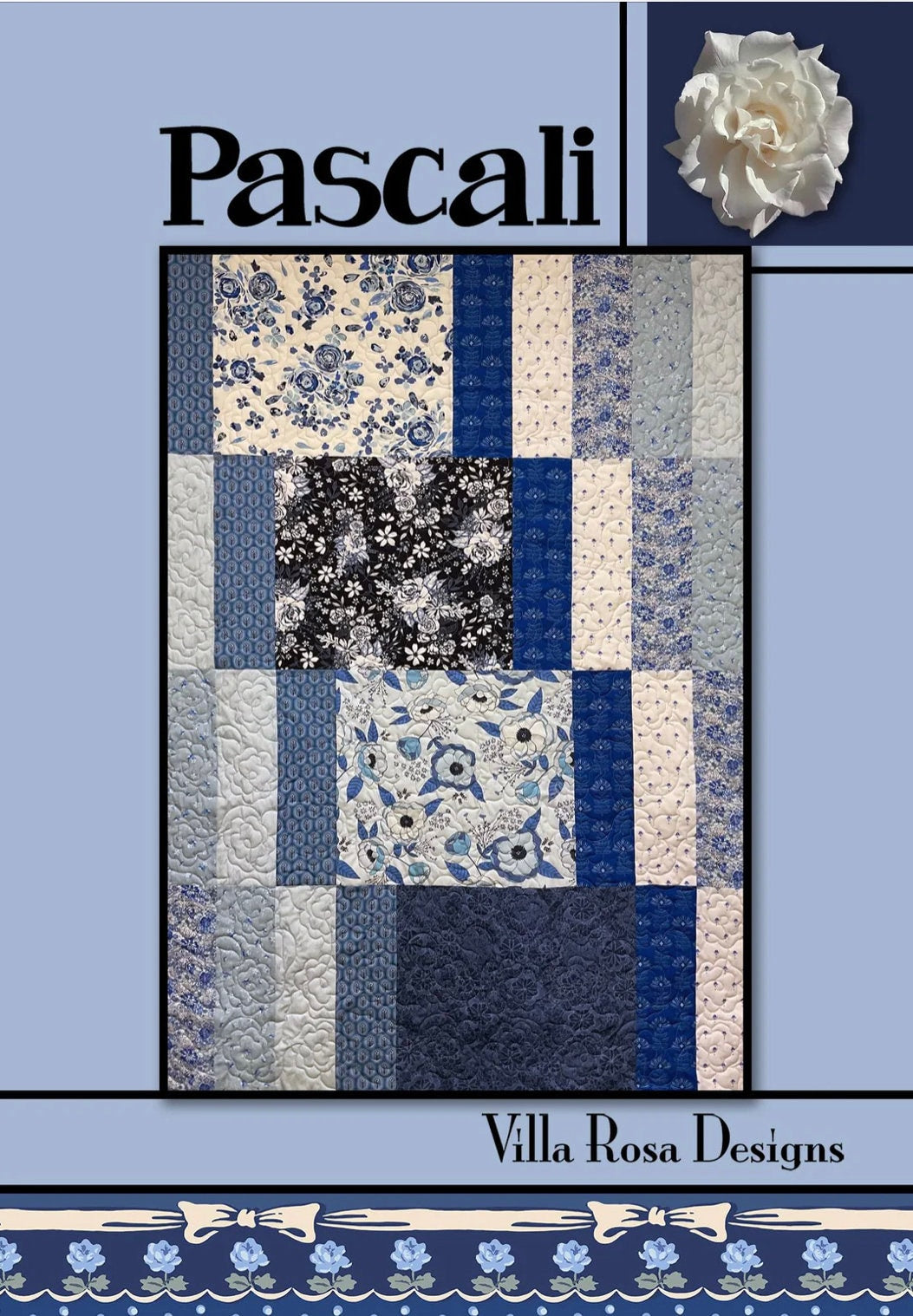Villa Rosa Designs Pascali pattern - fat quarter quilt pattern - villa rosa - yardage pattern