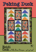 Villa Rosa Designs Peking Duck pattern - fat quarter quilt pattern - villa rosa - fat sixths pattern