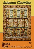 Villa Rosa Designs Autumn Chowder pattern - fat quarter quilt pattern - villa rosa - quilt pattern - beginner quilt pattern