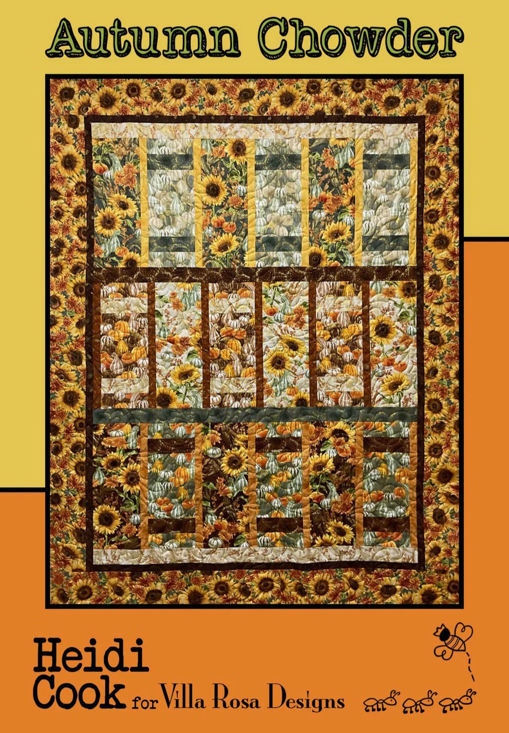 Villa Rosa Designs Autumn Chowder pattern - fat quarter quilt pattern - villa rosa - quilt pattern - beginner quilt pattern