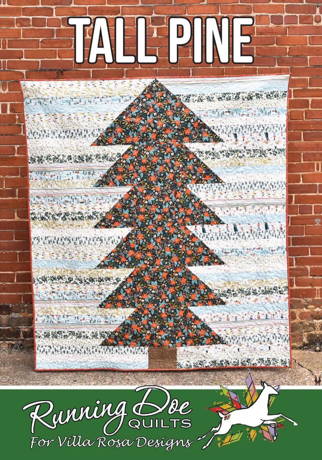 Villa Rosa Designs Tall Pine pattern - fat quarter quilt pattern - villa rosa - quilt pattern - beginner quilt pattern