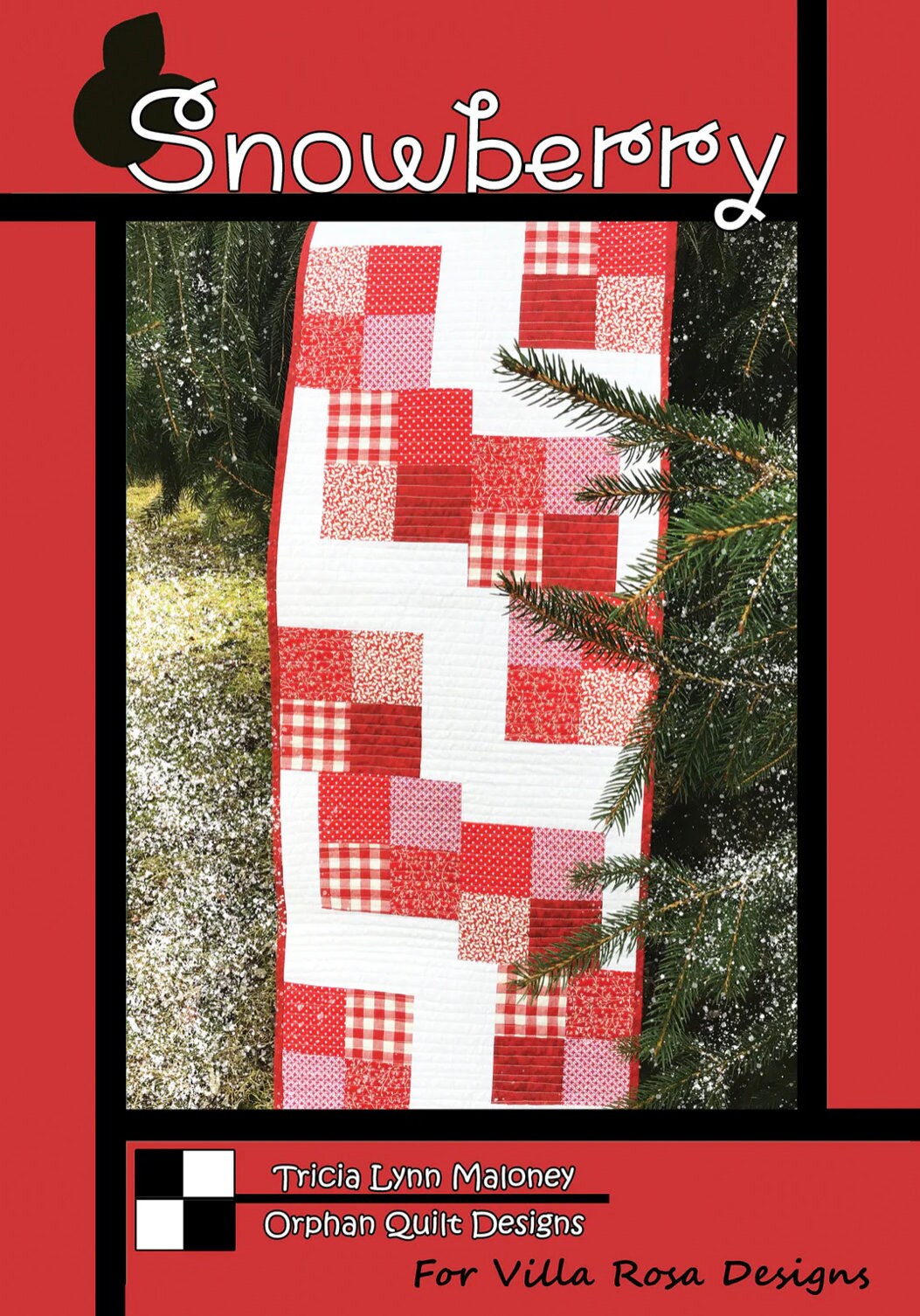 Villa Rosa Designs Snow Berry stars pattern - quilt pattern - villa rosa - charm pack pattern - quilt pattern