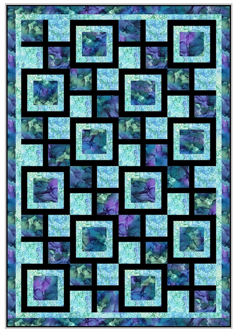 Fabric Cafe Arcade Pattern  3 Yard Quilt Pattern - Arcade Pattern - Quilt Pattern - Fabric Cafe Pattern - 3 yard quilts