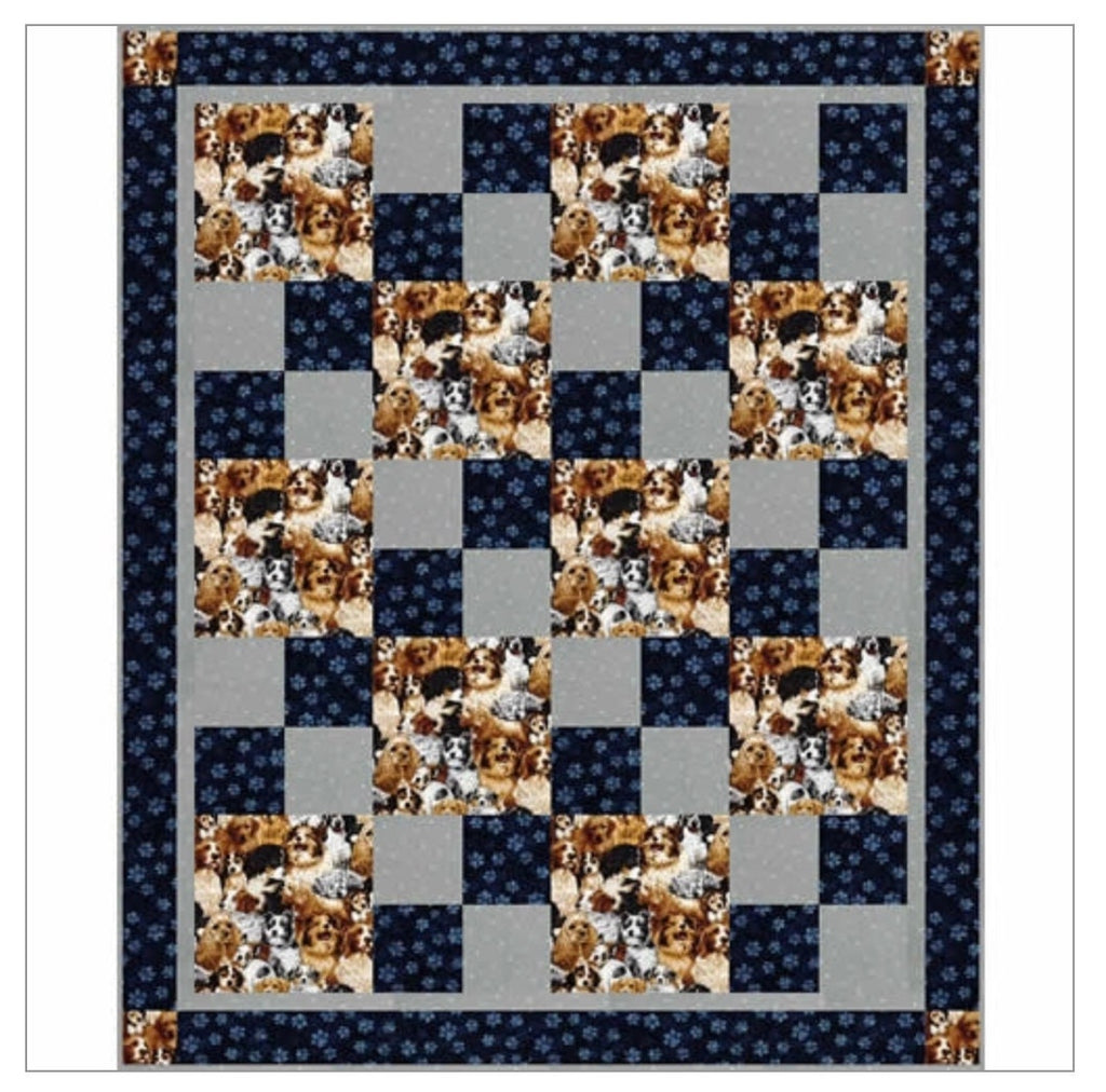 Fabric Cafe Sew Quick Pattern  3 Yard Quilt Pattern - Quilt Pattern - Fabric Cafe Pattern - 3 yard quilts