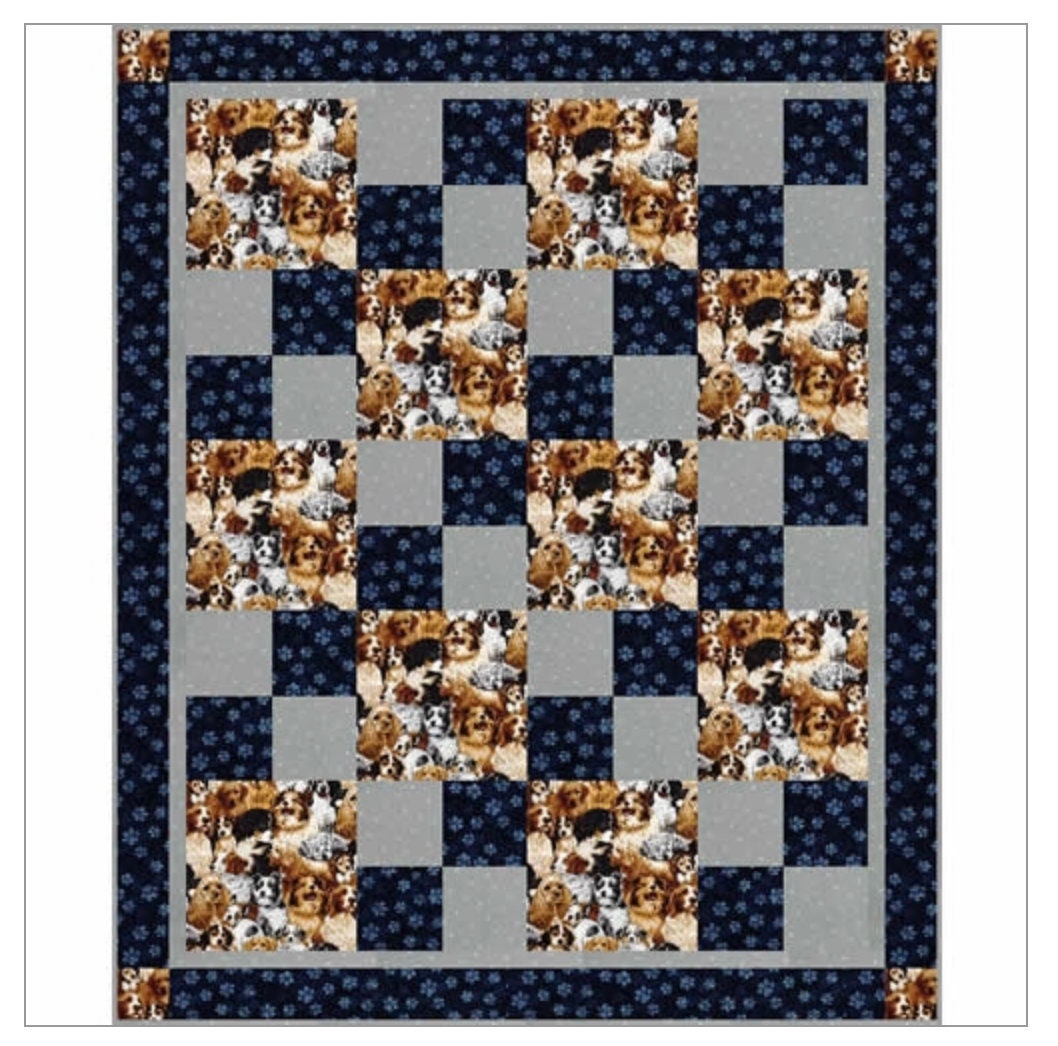 Fabric Cafe Sew Quick Pattern  3 Yard Quilt Pattern - Quilt Pattern - Fabric Cafe Pattern - 3 yard quilts