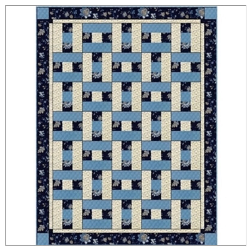 Fabric Cafe Hopscotch Pattern  3 Yard Quilt Pattern - Hopscotch Pattern - Quilt Pattern - Fabric Cafe Pattern - 3 yard quilts