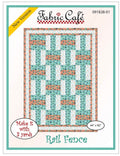 Fabric Cafe Rail Fence Pattern 3 Yard Quilt Pattern - Quilt Pattern - Fabric Cafe Pattern - 3 yard quilts